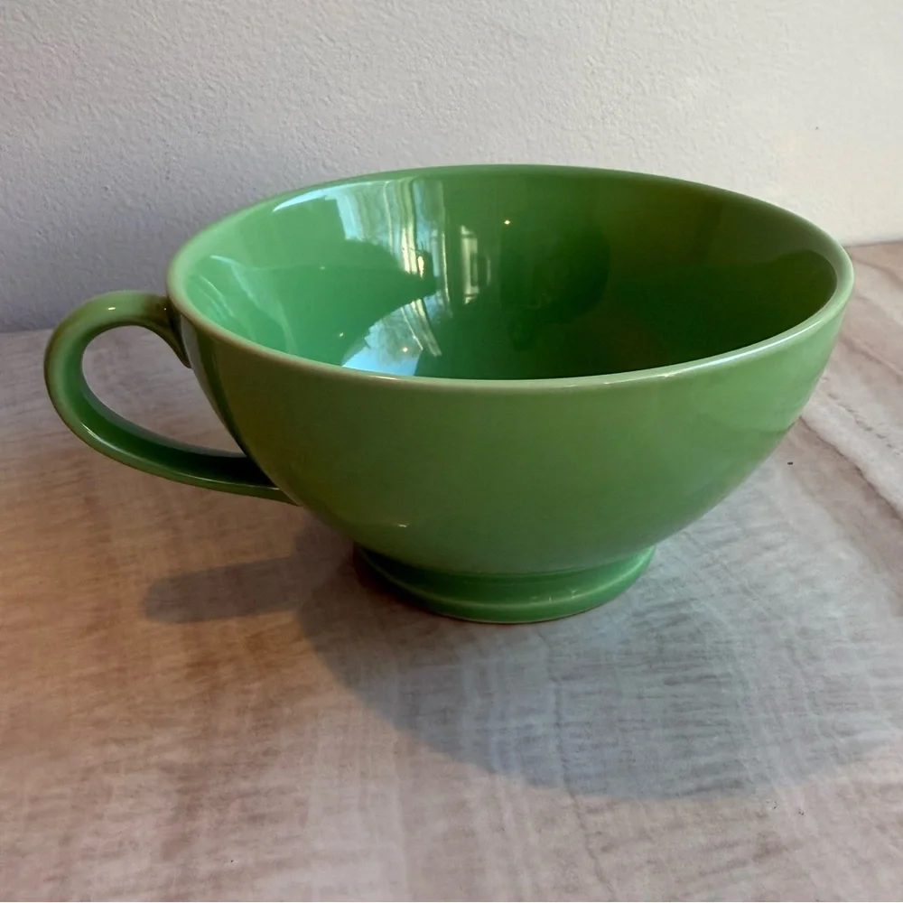 Pier 1 Oversized Green Mug - Picture 1 of 6
